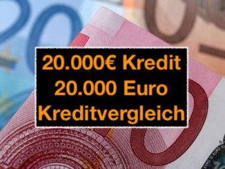 20.000€ Kredit – 20.000 Euro Kredit Kreditvergleich