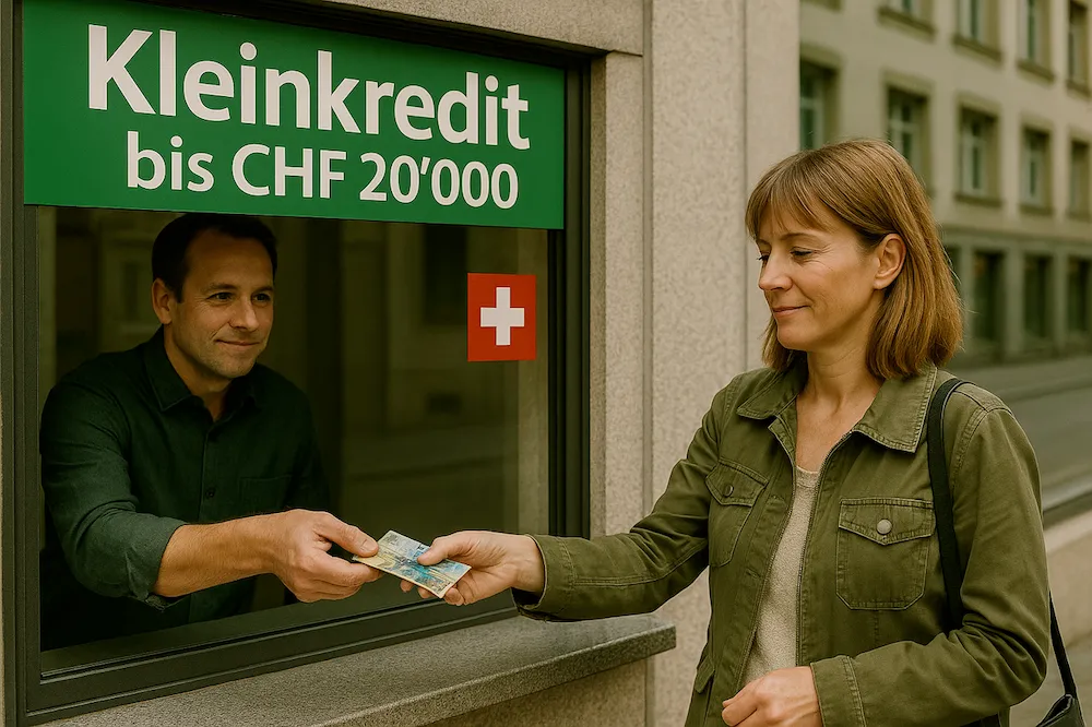 Online Kleinkredit bis CHF 20'000 in der Schweiz 2025