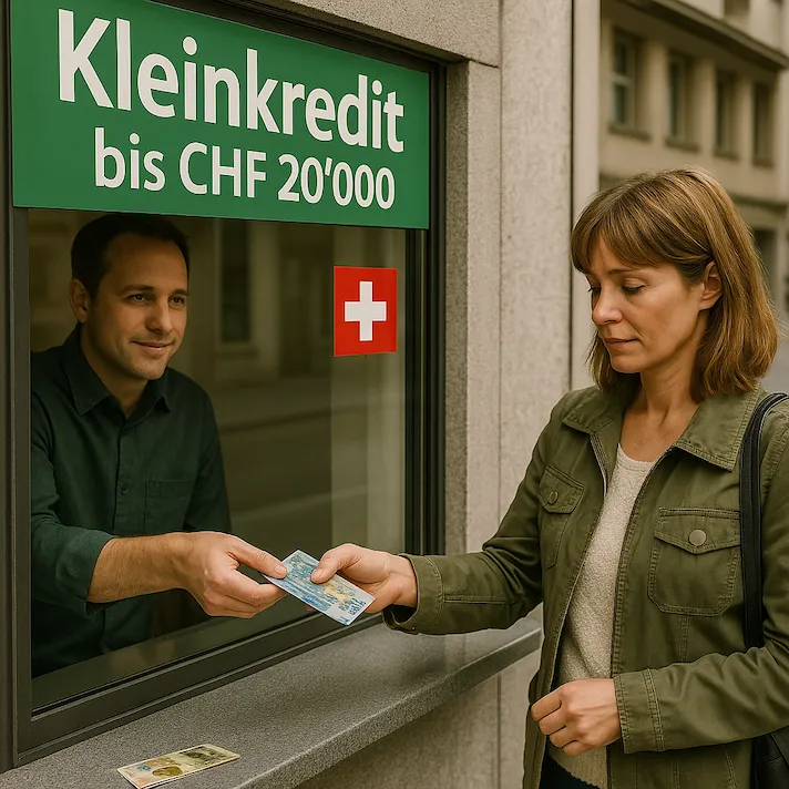 Online-Kleinkredit bis CHF 20'000