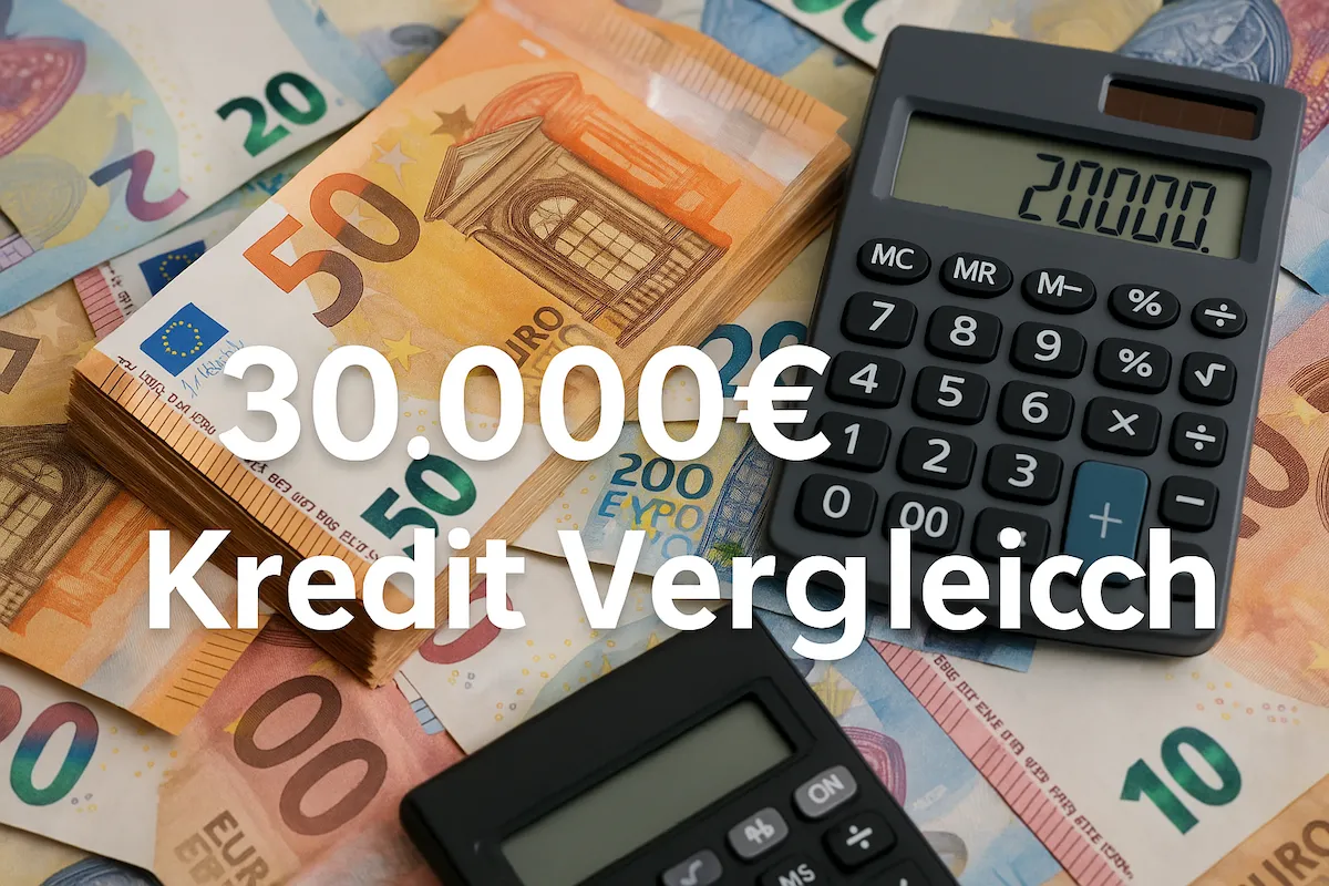 30.000 Euro Kredit – Laufzeiten und Kreditvergleich