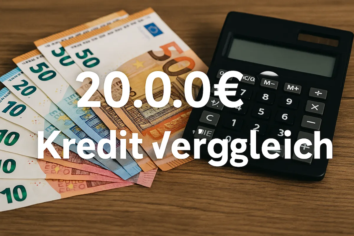 20.000€ Kredit – Zinssätze und Kreditvergleich
