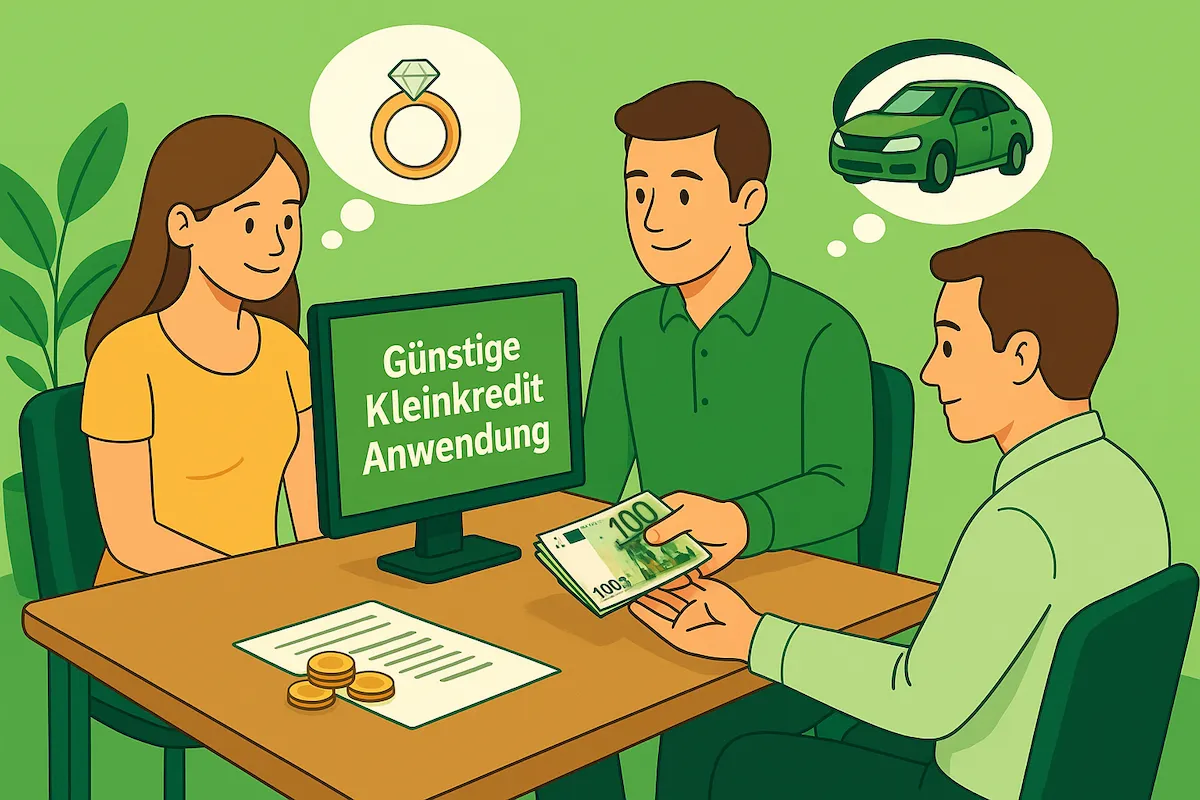 Günstige Kleinkredit Anwendung