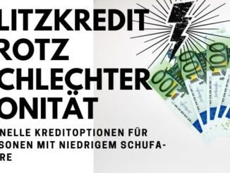 Blitzkredit trotz schlechter Bonität