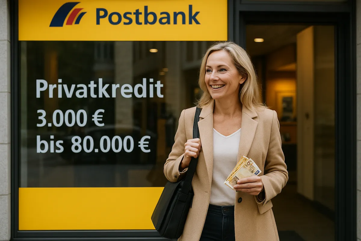 Kredite bei der Postbank einfache Anwendung