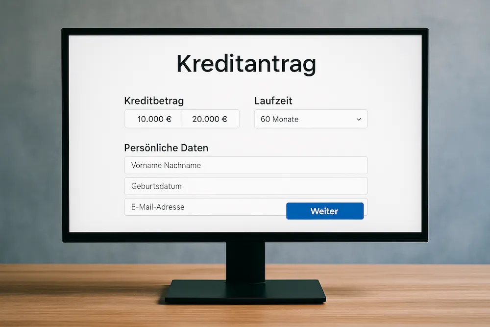 Online Kredit beantragen