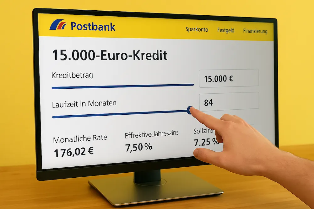 Postbank 15.000 Euro Kredit