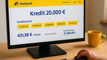 Postbank 20.000 Euro Kredit