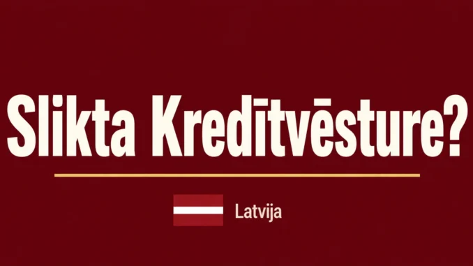 Aizdevums ar sliktu kredītvēsturi