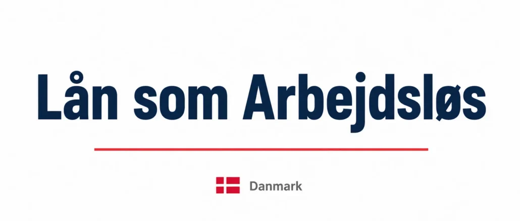 Lån penge som arbejdsløs