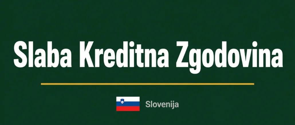Posojilo s slabo kreditno zgodovino