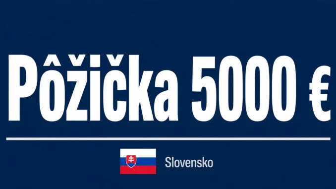 Pôžička 5000 €