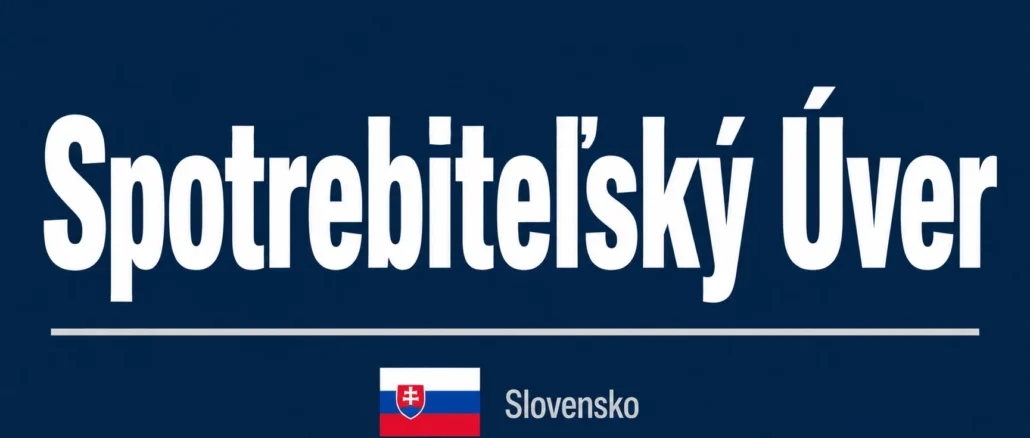 Spotrebiteľský úver
